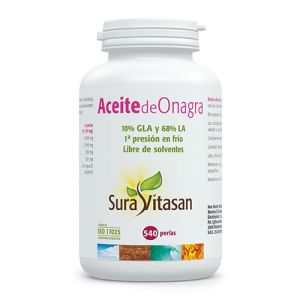 Aceite de Onagra de Sura Vitasan - 540 perlas