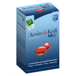 Aceite de Krill NKO 80 cápsulas de 100% Natural