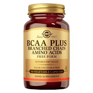 BCAA Plus 50 cápsulas vegetales de Solgar