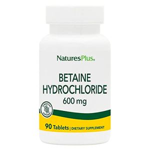 Betaína HCl 600 mg de Nature's Plus