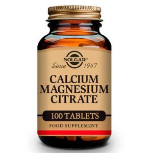 Calcio Magnesio Citrato 100 comprimidos Solgar