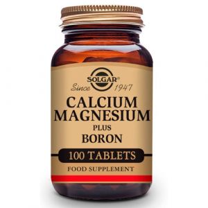 Calcio Magnesio Plus boro en comprimidos de Solgar