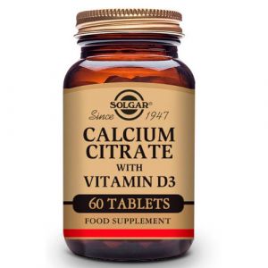 Citrato de Calcio con Vitamina D3 60 comrpimidos de Solgar
