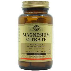 Citrato de Magnesio 60 comprimidos de Solgar