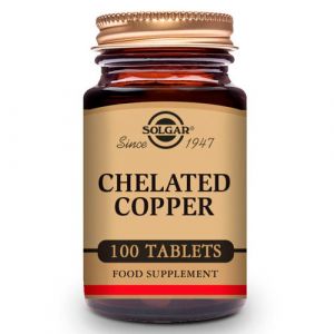 Cobre Quelado 100 comprimidos de Solgar