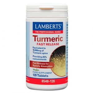 Cúrcuma de Liberación Rápida de Lamberts (120 comprimidos)