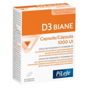D3 Biane Cápsulas 1000 UI de PiLeJe