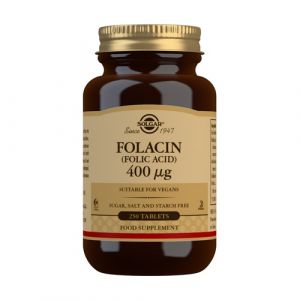 Folacín 400 mcg 250 comprimidos de Solgar