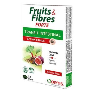 Frutas & Fibras Forte de Ortis - 12 comprimidos