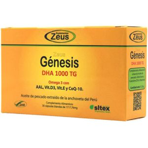 Génesis DHA 1000 TG de Suplementos Zeus (30 cápsulas)
