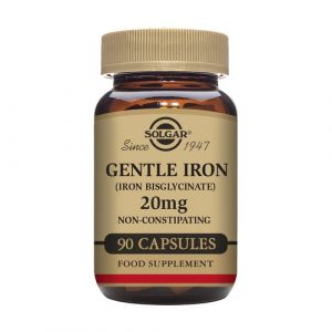 Hierro Gentle (con bisglicinato) 90 cápsulas de Solgar