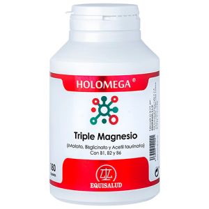 Holomega Triple Magnesio de Equisalud - 180 cápsulas