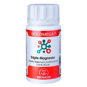 Holomega Triple Magnesio de Equisalud - 50 cápsulas