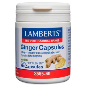 Jengibre en cápsulas de Lamberts