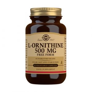 L-Ornitina 500 mg 50 cápsulas de Solgar
