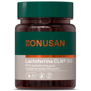 Lactoferrina CLN 300 mg Bonusan - 30 cápsulas