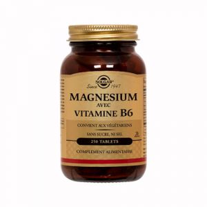 Magnesio con Vitamina B6 de Solgar