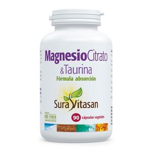 Magnesio Citrato & L-Taurina de Sura Vitasan - 90 cápsulas