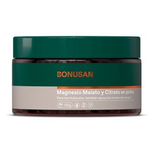Magnesio Malato y Citrato en polvo Bonusan