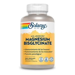 Magnesium Bisglycinate Solaray (240 cápsulas vegetales)