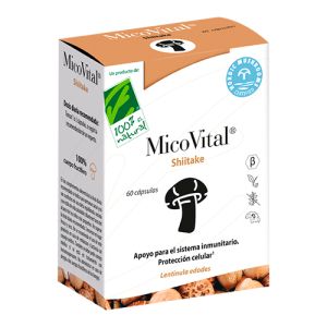 MicoVital Shiitake de 100% Natural (60 cápsulas)