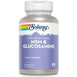 MSM + Glucosamina de Solaray (90 cápsulas)