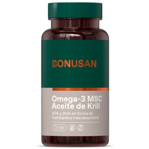 Omega-3 MSC Aceite de Krill de Bonusan (120 perlas)