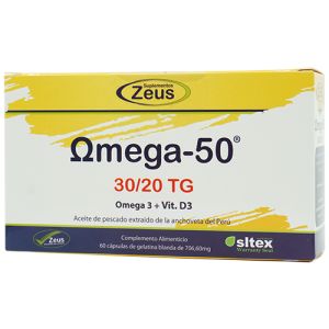 Omega-50 de Suplementos Zeus - 60 perlas