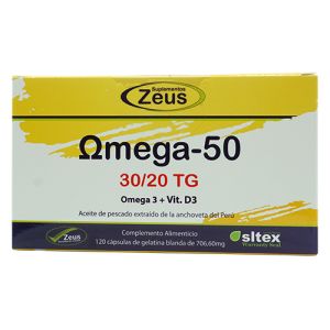 Omega-50 de Suplementos Zeus - 120 perlas