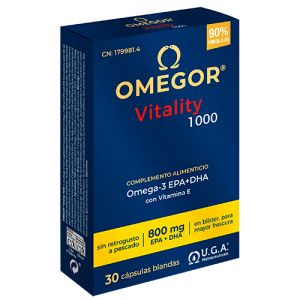 Omegor Vitality 1000 de UGA (30 cápsulas)