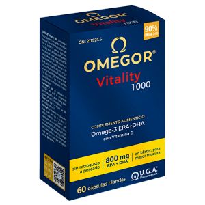 Omegor Vitality 1000 de UGA (60 cápsulas)