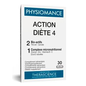 Physiomance Acción Dieta 4 de Therascience (30 comprimidos)