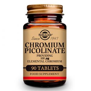 Picolinato de Cromo 100 mcg de Solgar