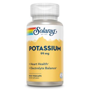 Potasio Citrato 99 mg Solaray (200 cápsulas vegetales)