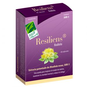 Resiliens Rodiola 40 cápsulas de 100% Natural