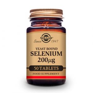 Selenio en Levadura 200 mcg de Solgar