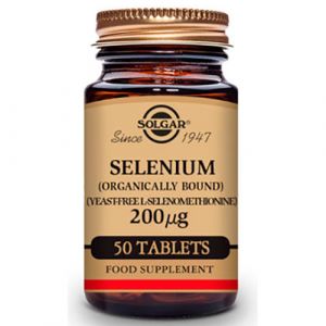 Selenio sin Levadura 200 mcg de Solgar