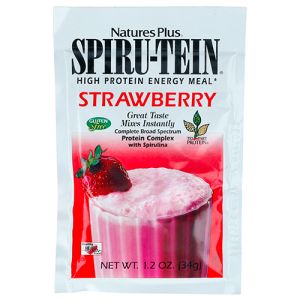 Spiru-Tein Fresa de Nature's Plus (34 gramos)