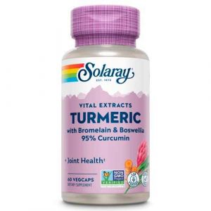 Turmeric con Bromelaina y Boswellia Solaray