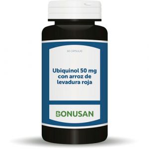 Ubiquinol 50 mg con arroz de levadura roja de Bonusan