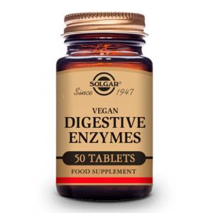 Vegan Enzimas Digestivas de Solgar (50 comprimidos)
