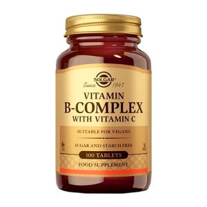 Vitamina B-complex con Vitamina C de Solgar (100 comprimidos)