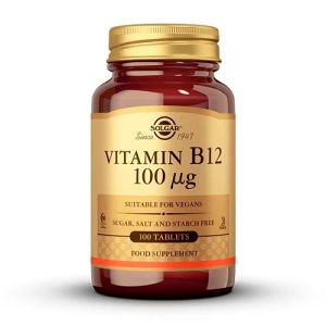 Vitamina B12 100 mcg de Solgar