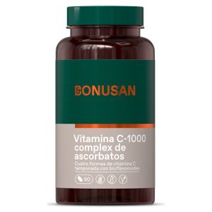 Vitamina C-1000 Complejo de Ascorbatos de Bonusan (90 comprimidos)