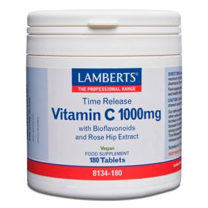 Vitamina C 1000 mg Liberación Sostenida de Lamberts - 180 comprimidos