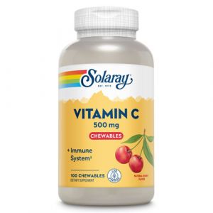 Vitamina C Masticable sabor Cereza de Solaray