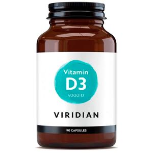 Vitamina D3 4000 UI de Viridian (90 cápsulas)