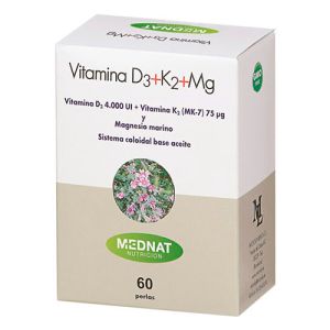 Vitamina D3+K2+Mg de Mednat