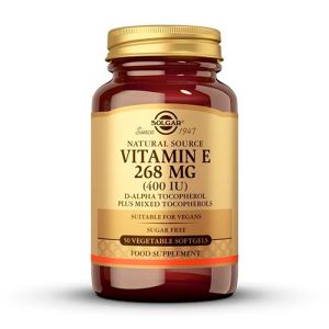 Vitamina E 268 mg (400 UI) de Solgar - 50 cápsulas blandas