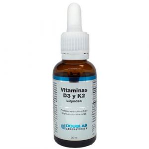 Vitaminas D3 y K2 Líquidas de Douglas